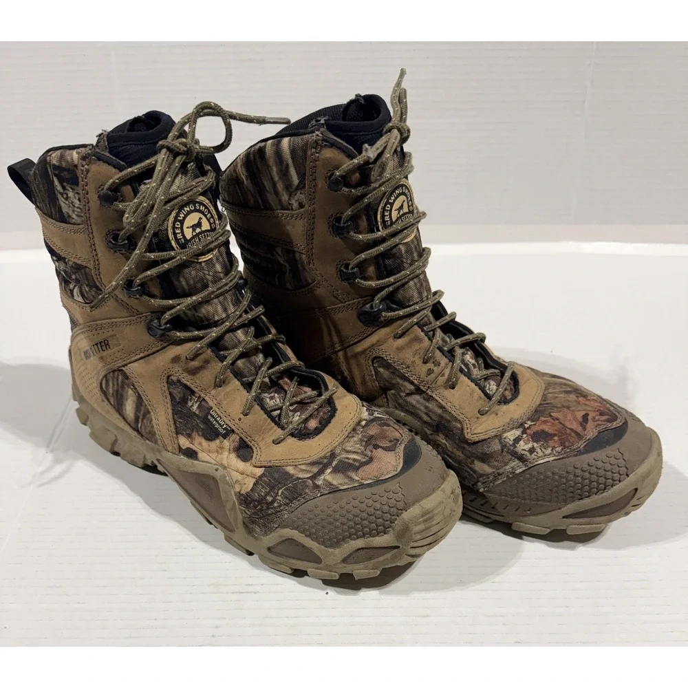 RED WING Irish Setter Hunt 2874 - Men's Waterproof Camo Hunting Boots -Size 13 D